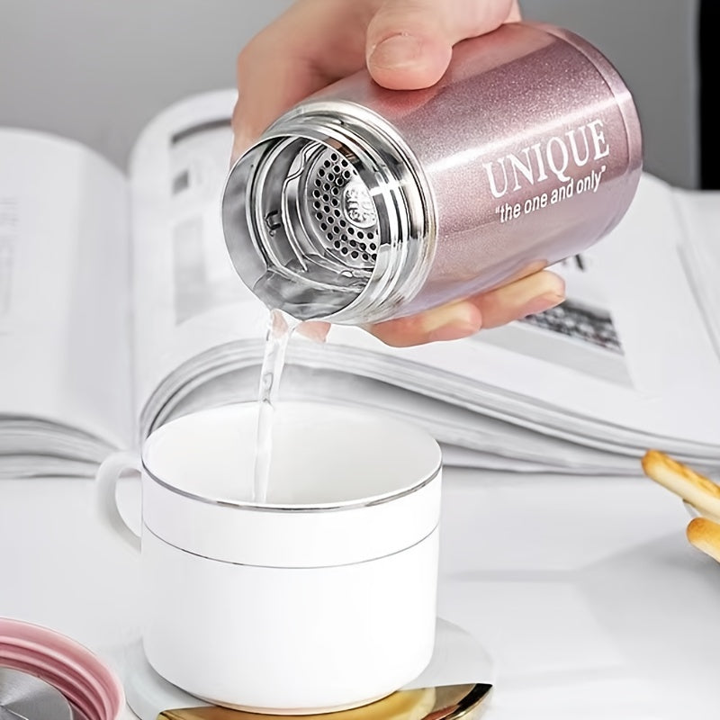 1pc Vacuum Flask Insulated Bottle Cup Insulation Vacuum Bottle Small Travel Bottle Cute 304 Stainless Steel Student Ladies Tea Coffee Water Bottle Cup