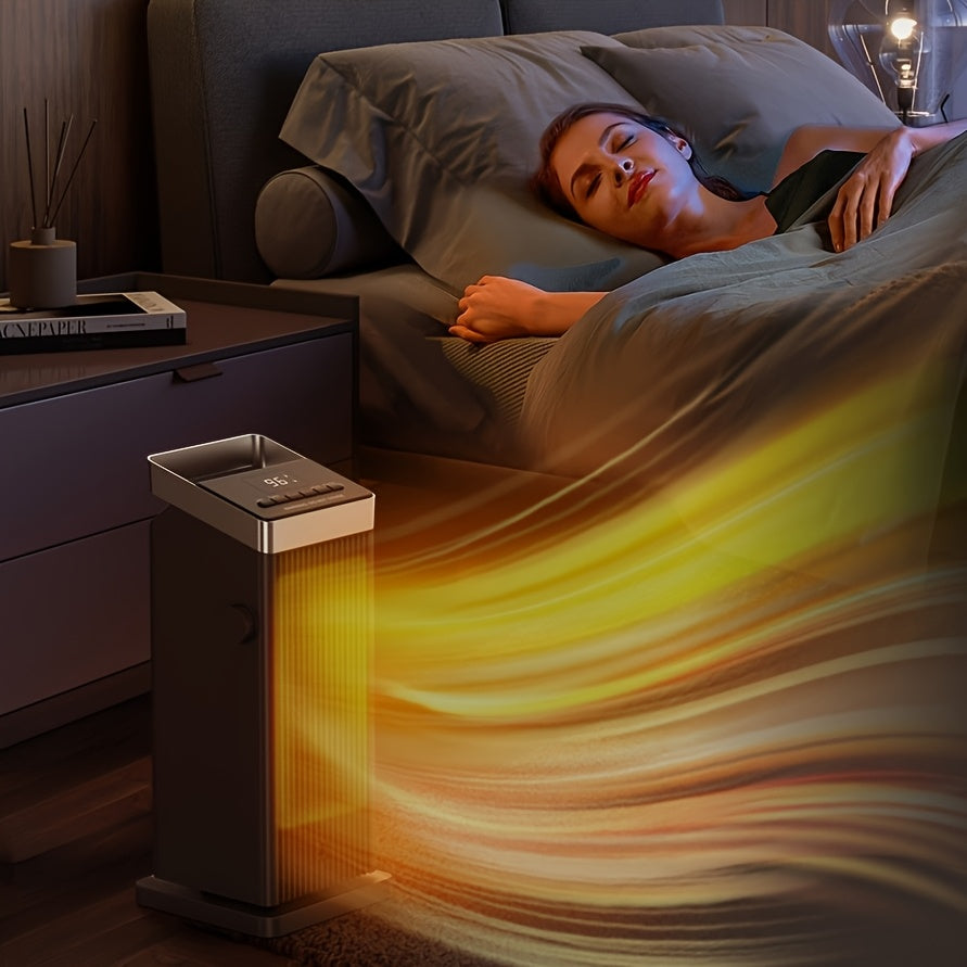 1500W Space Heater, Quick Heating Indoor Heaters, Portable Ceramic Electric Heaters for Home with Thermostat, 90° Oscillation