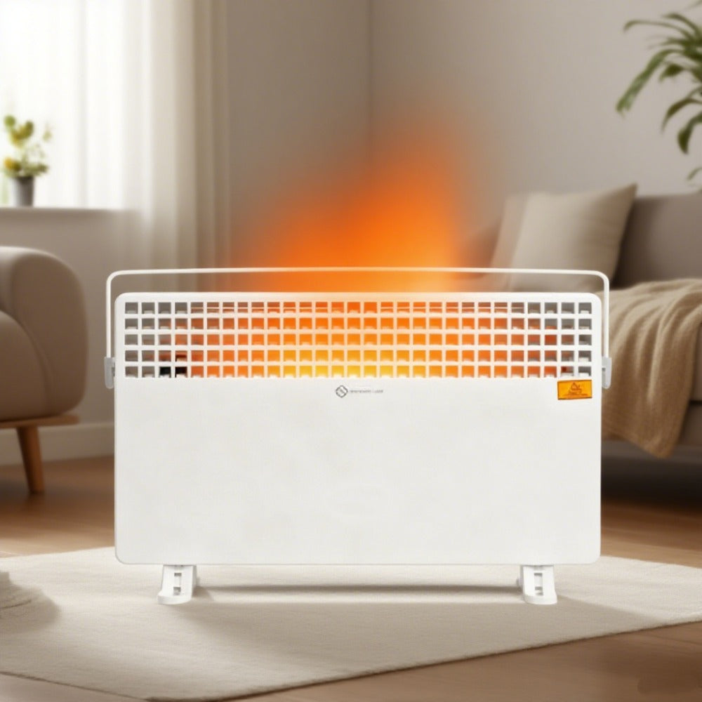 Convection Space Heater 1500W, Whole Room Heater with Wall And Floor Mount, 3 Heat Settings And Adjustable Thermostat, for Home Office, White