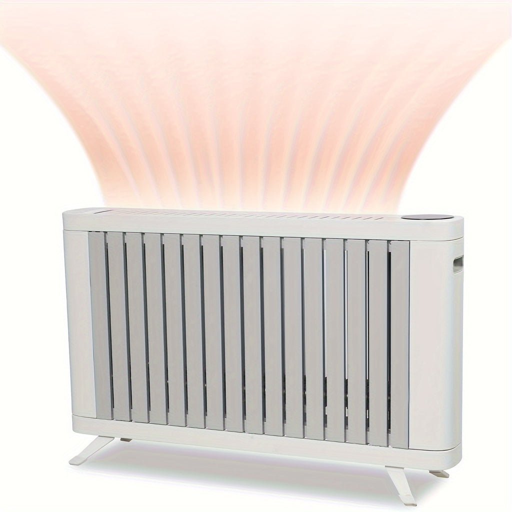 LUCKYERMORE 1500W Smart Space Heater with Thermostat & Timer, Smart Radiator Heating System, -Saving Quiet Operation, Overheat, & LCD Panel, Compact Portable Heater Suitable for Bedroom, Home Office, Small Rooms