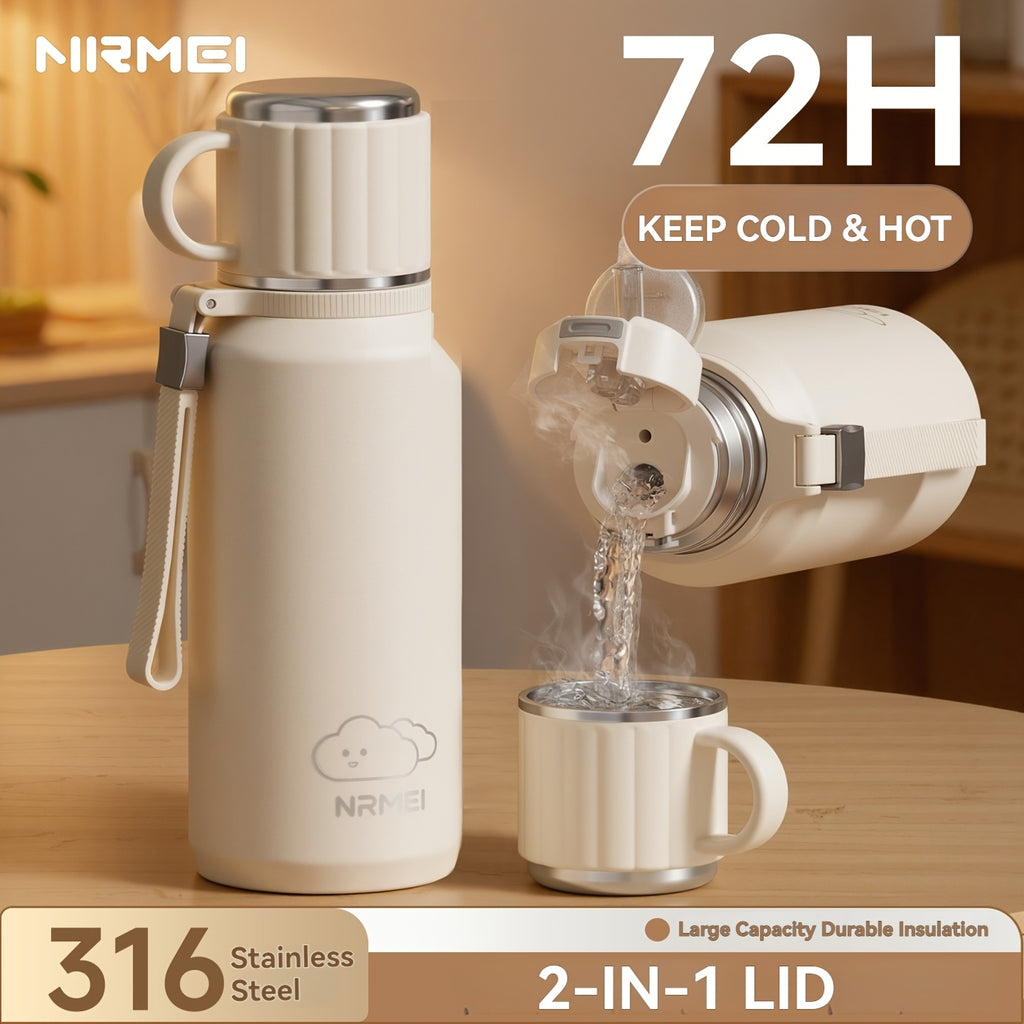 Stainless Steel Vacuum Insulated Bottle, Travel Water Flask