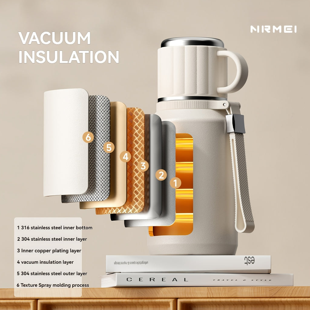 Stainless Steel Vacuum Insulated Bottle, Travel Water Flask